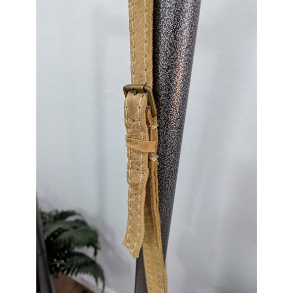 Westen Rodeo Crossbody Mini Tan and Brown Long Adjustable Strap Purse Bag - Picture 4 of 10